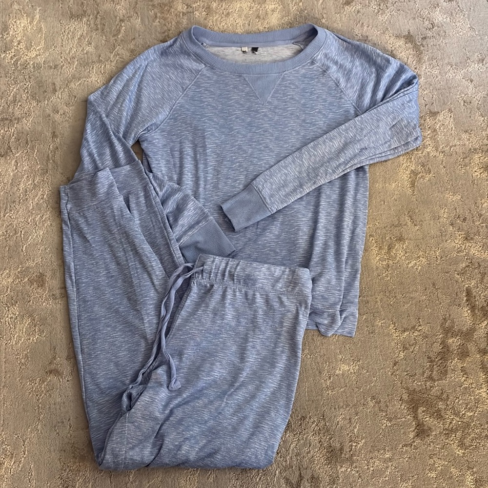Light Blue Long Sleeve PJ Bottoms. Size MEDIUM
